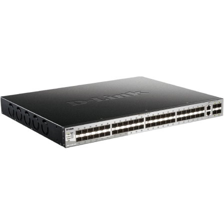 D-Link DGS-3130-54S/E Switch Gestionado L3 con 48 puertos SFP y 6 puertos 10G